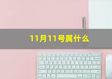 11月11号属什么