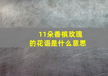 11朵香槟玫瑰的花语是什么意思