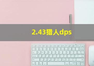 2.43猎人dps