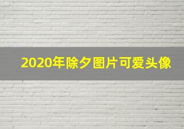 2020年除夕图片可爱头像