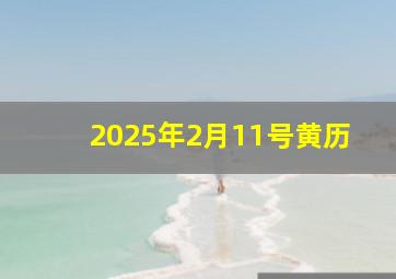 2025年2月11号黄历