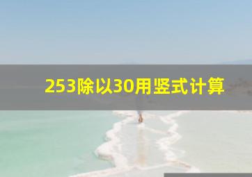 253除以30用竖式计算