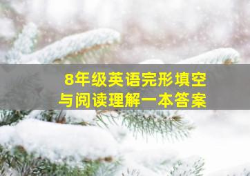 8年级英语完形填空与阅读理解一本答案