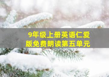 9年级上册英语仁爱版免费朗读第五单元