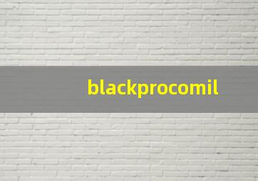 blackprocomil