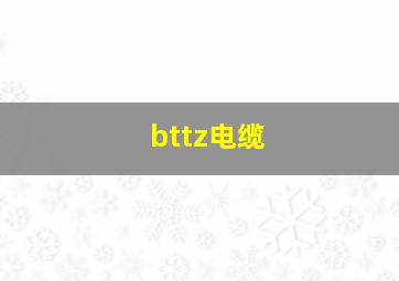 bttz电缆