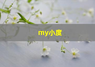 my小度