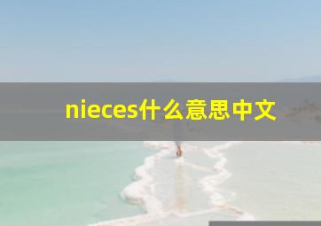 nieces什么意思中文