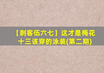 【刺客伍六七】这才是梅花十三该穿的泳装(第二期)