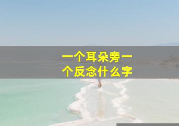 一个耳朵旁一个反念什么字