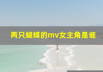 两只蝴蝶的mv女主角是谁