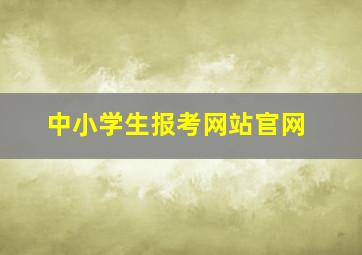 中小学生报考网站官网