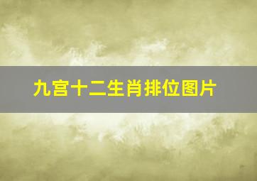 九宫十二生肖排位图片