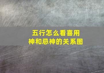 五行怎么看喜用神和忌神的关系图