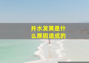 井水发黄是什么原因造成的