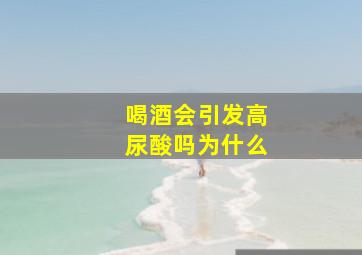 喝酒会引发高尿酸吗为什么