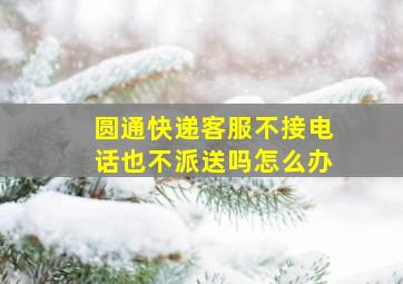 圆通快递客服不接电话也不派送吗怎么办