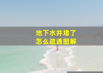 地下水井堵了怎么疏通图解