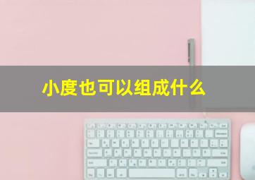 小度也可以组成什么