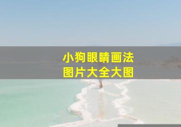 小狗眼睛画法图片大全大图