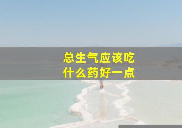 总生气应该吃什么药好一点