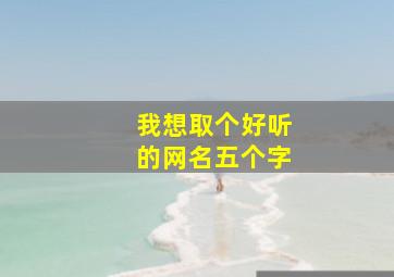 我想取个好听的网名五个字