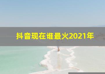 抖音现在谁最火2021年