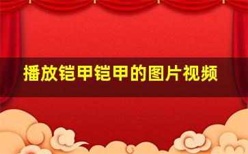 播放铠甲铠甲的图片视频