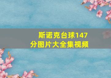 斯诺克台球147分图片大全集视频