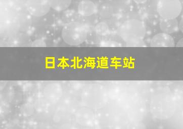 日本北海道车站