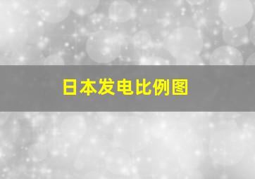 日本发电比例图