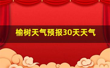 榆树天气预报30天天气