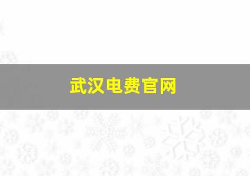 武汉电费官网