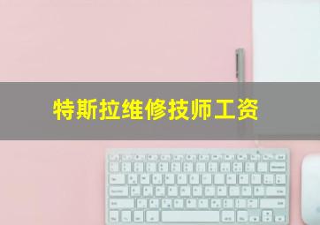 特斯拉维修技师工资