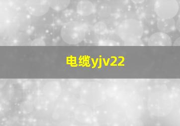 电缆yjv22