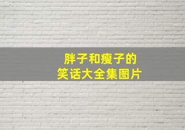 胖子和瘦子的笑话大全集图片