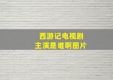 西游记电视剧主演是谁啊图片