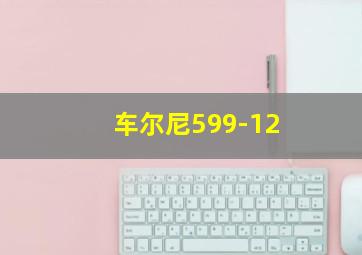 车尔尼599-12