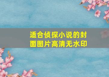 适合侦探小说的封面图片高清无水印