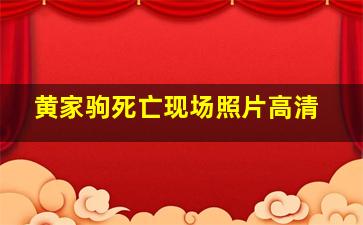 黄家驹死亡现场照片高清